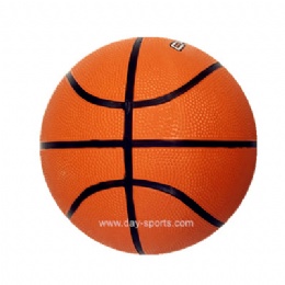 Orange Rubber Basketball