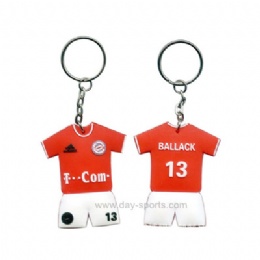Soccer Uniform Key Chain